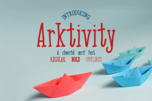 Arkitivity: A Hand-Lettered Serif Font That Cuts Through the Feed