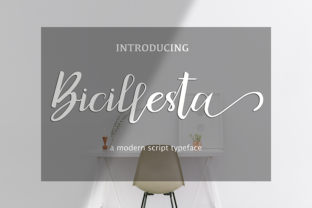 Bicillesta: A Fresh, Elegant Script Font for Modern Branding
