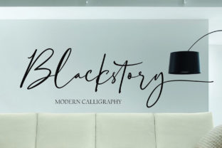 Blackstory: A Confident Script Font for Editorial Moments