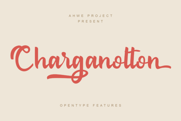 Charganolton: A Playful Script Font That Feels Like Hand-Drawn Magic