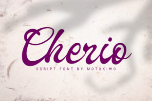Cherio: A Handcrafted Script Font for Thoughtful Editorial Moments
