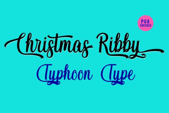Christmas Ribby: A Friendly Handwritten Font for Crafters