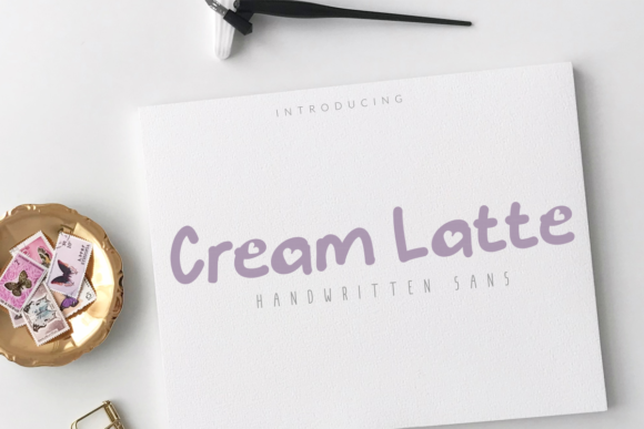 Cream Latte Font: A Warm, Playful Handwritten Typeface for Digital Brands