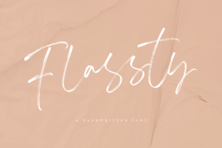 Flassty: A Delightfully Casual Script Font for Digital Branding