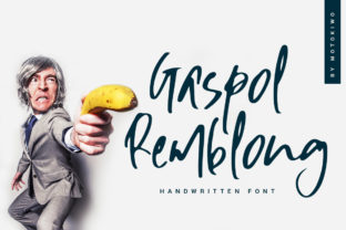 Gaspol Remblong: A Natural Handwritten Font for Real Business Branding