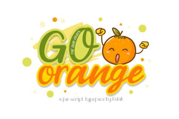 Go Orange: A Playful Script Typeface for Digital Branding