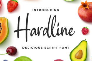 Hardline Script Font for Modern Web Design