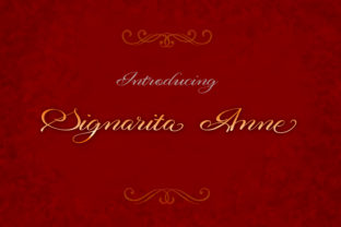 Signarita Anne: A Handwritten Font That Builds Trust