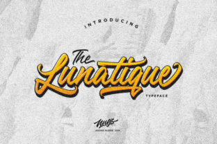 The Lunatique: A Script Font That Speaks Before You Scroll