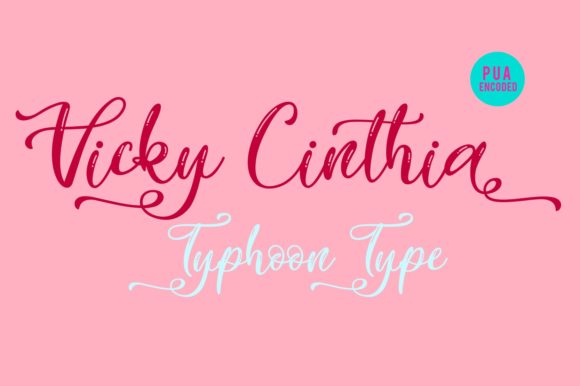 Vicky Cinthia: A Playful, Authentic Script Font for Thoughtful Design