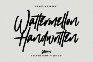 Wattermellon: A Handwritten Font That Makes Your Brand Feel Human